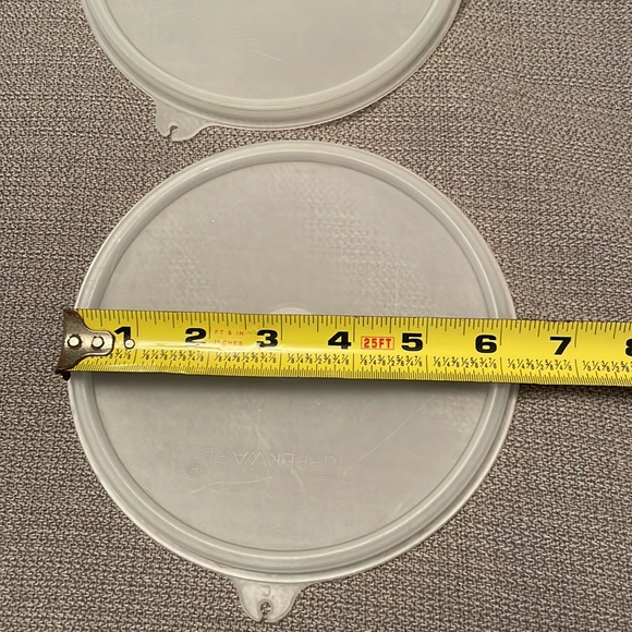 Tupperware Lot of 2 Replacement C Lids in Great Condition - Picture 3 of 4